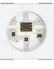 OPSCO 10 x RGB LED med IC SK6812 SMD 5050 4 PIN SK6812-10