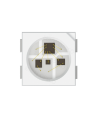 10x Micro 2427 RGB LED'er med integreret driverchip SK6805