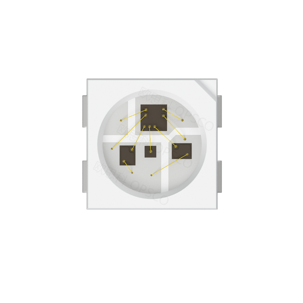 10x Micro 2427 RGB LED'er med integreret driverchip SK6805