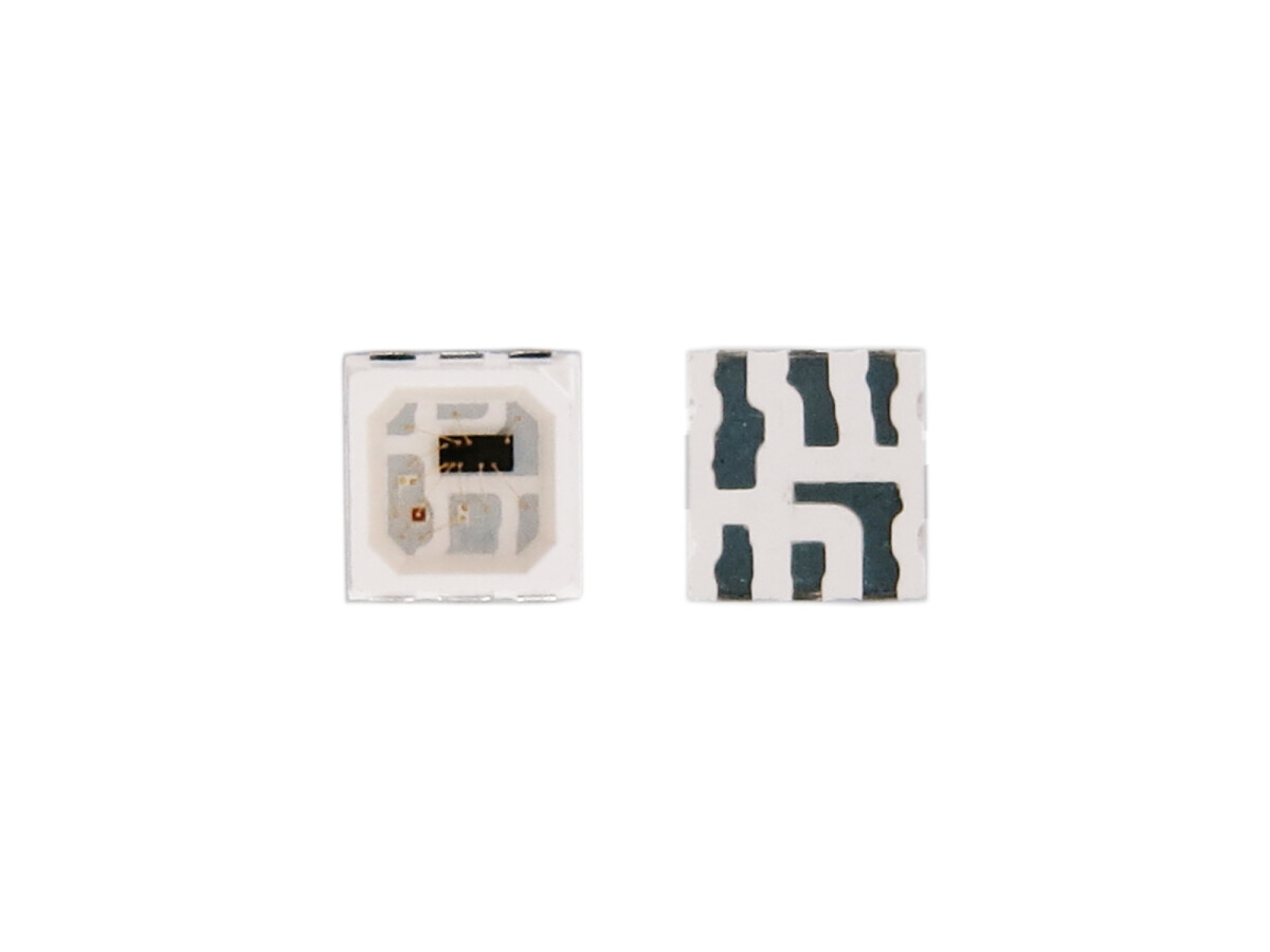 OPSCO 10 x RGB LED med IC SK9826 SMD 3535 6 PINS SK9826MINI-10