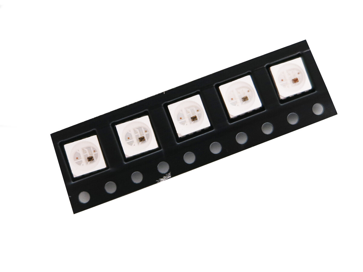 OPSCO 10 x RGBA LED med IC SK6812 SMD 5050 4 PIN SK6812RGBA-10