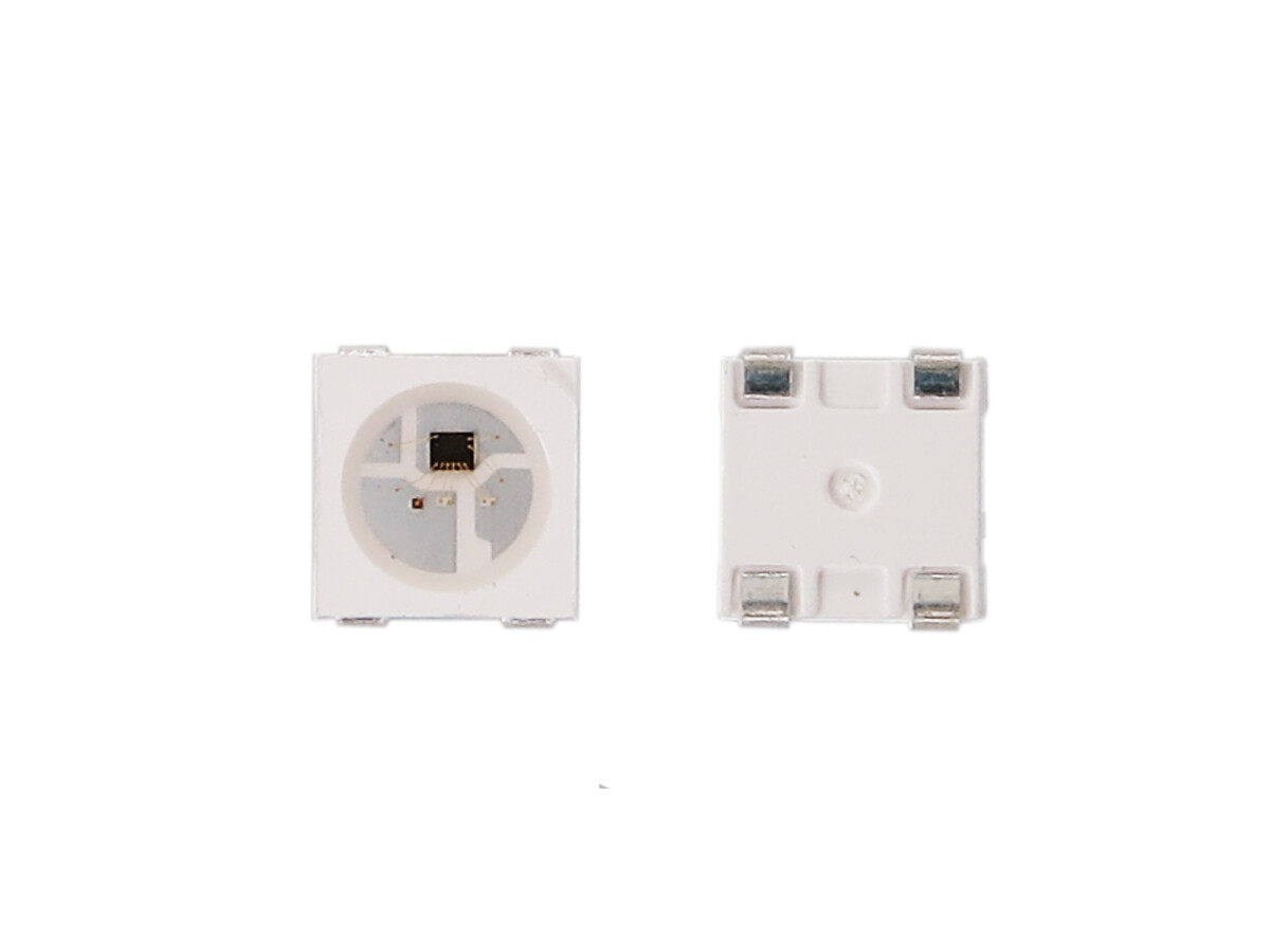 OPSCO 10 x RGB LED med IC SK6812 SMD 5050 4 PIN SK6812HV-4P-10