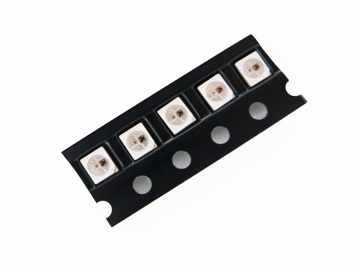 10 x RGB LED med IC SK6805 SMD 2427 4 PIN SK6805MICRO-10