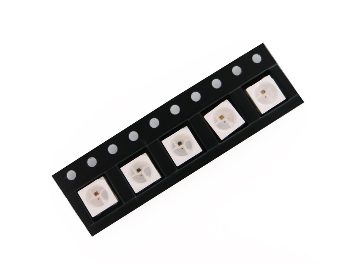 OPSCO 10 x RGB LED med IC SK6112 SMD 5050 4 PIN SK6112-10