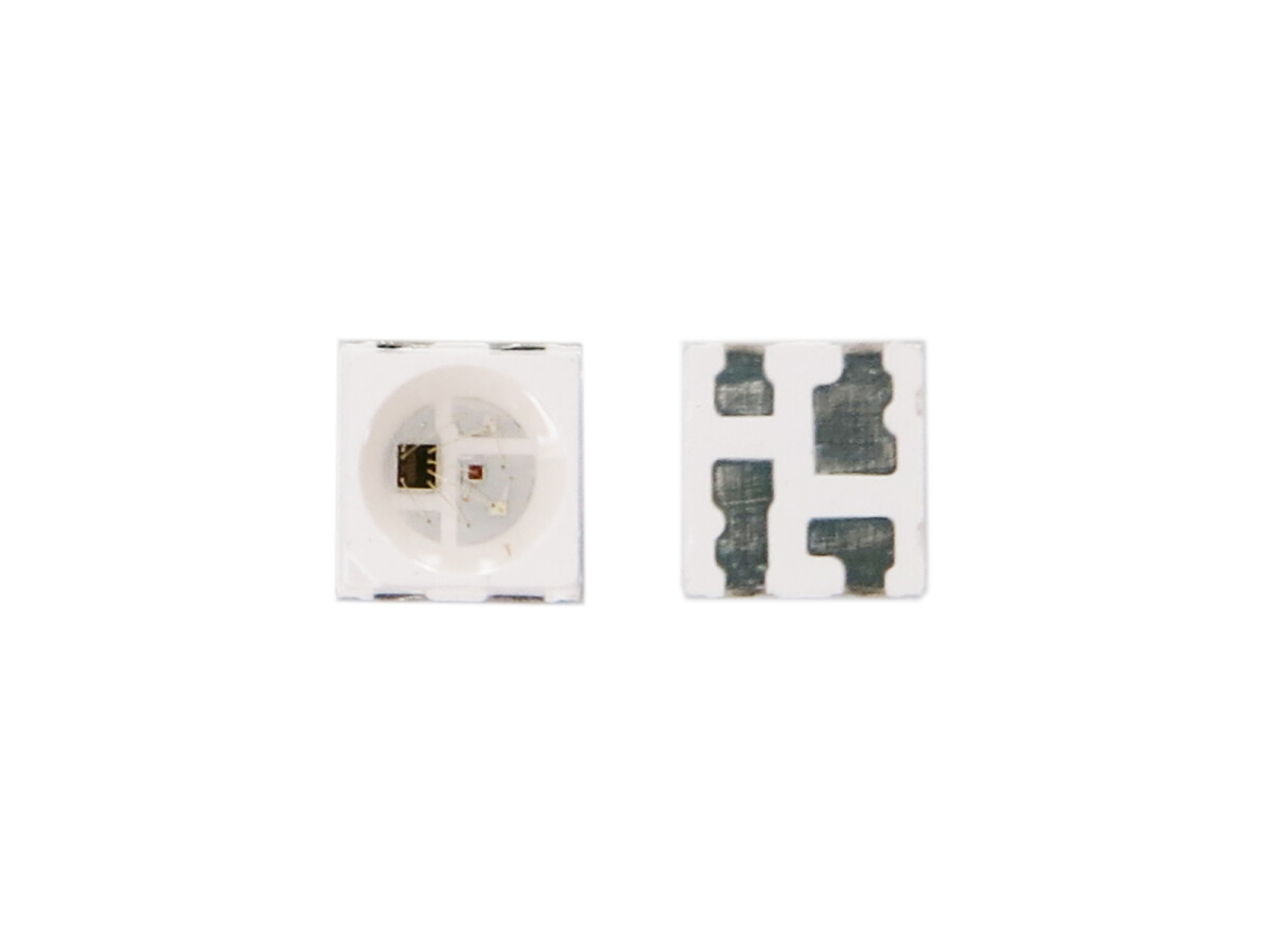 OPSCO 10 x RGB LED med IC SK6112 SMD 3535 4 PIN SK6112MINI-10