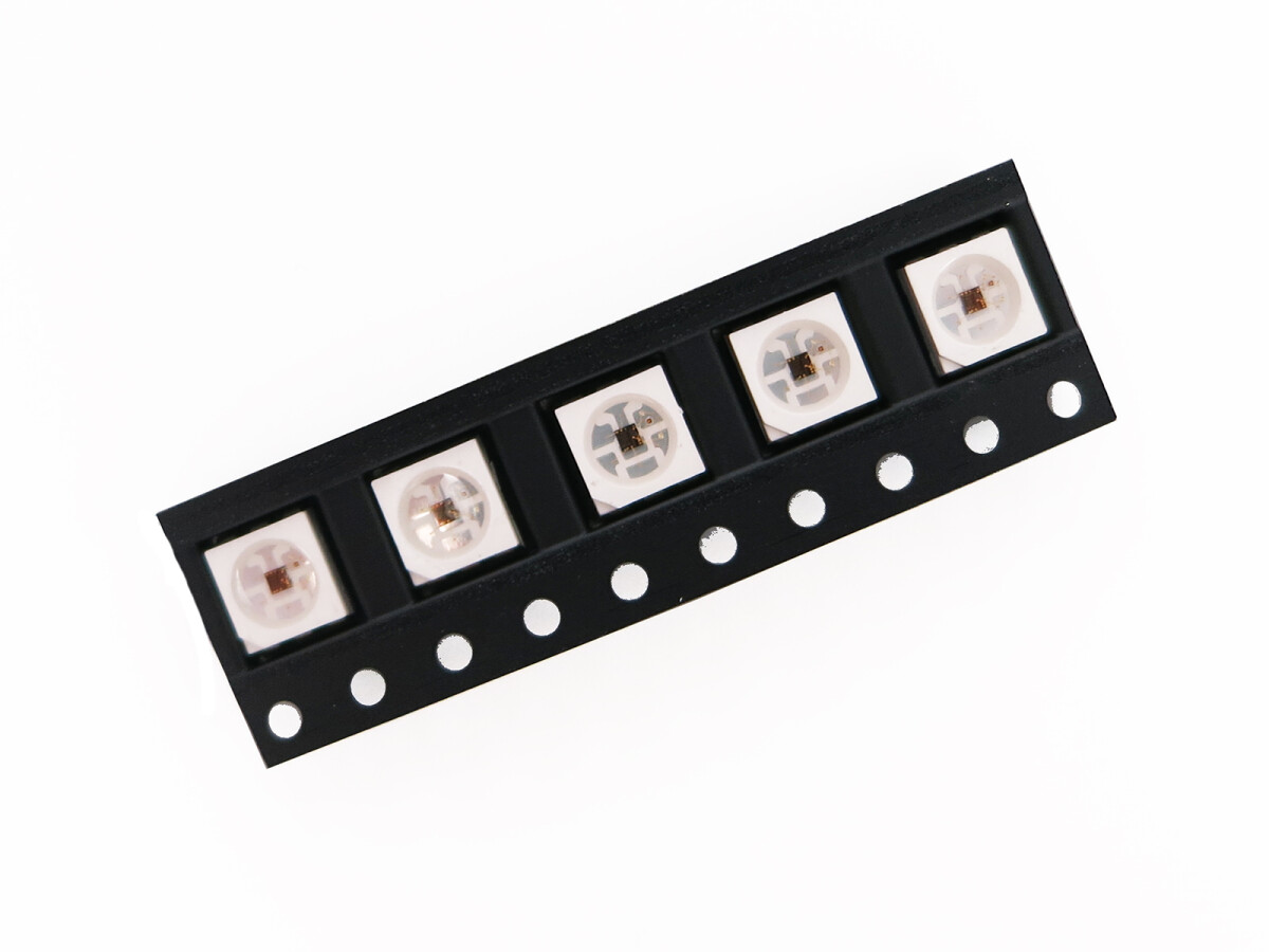 OPSCO 10 x RGB LED med IC SK9822 SMD 5050 6 PINS SK9822-10