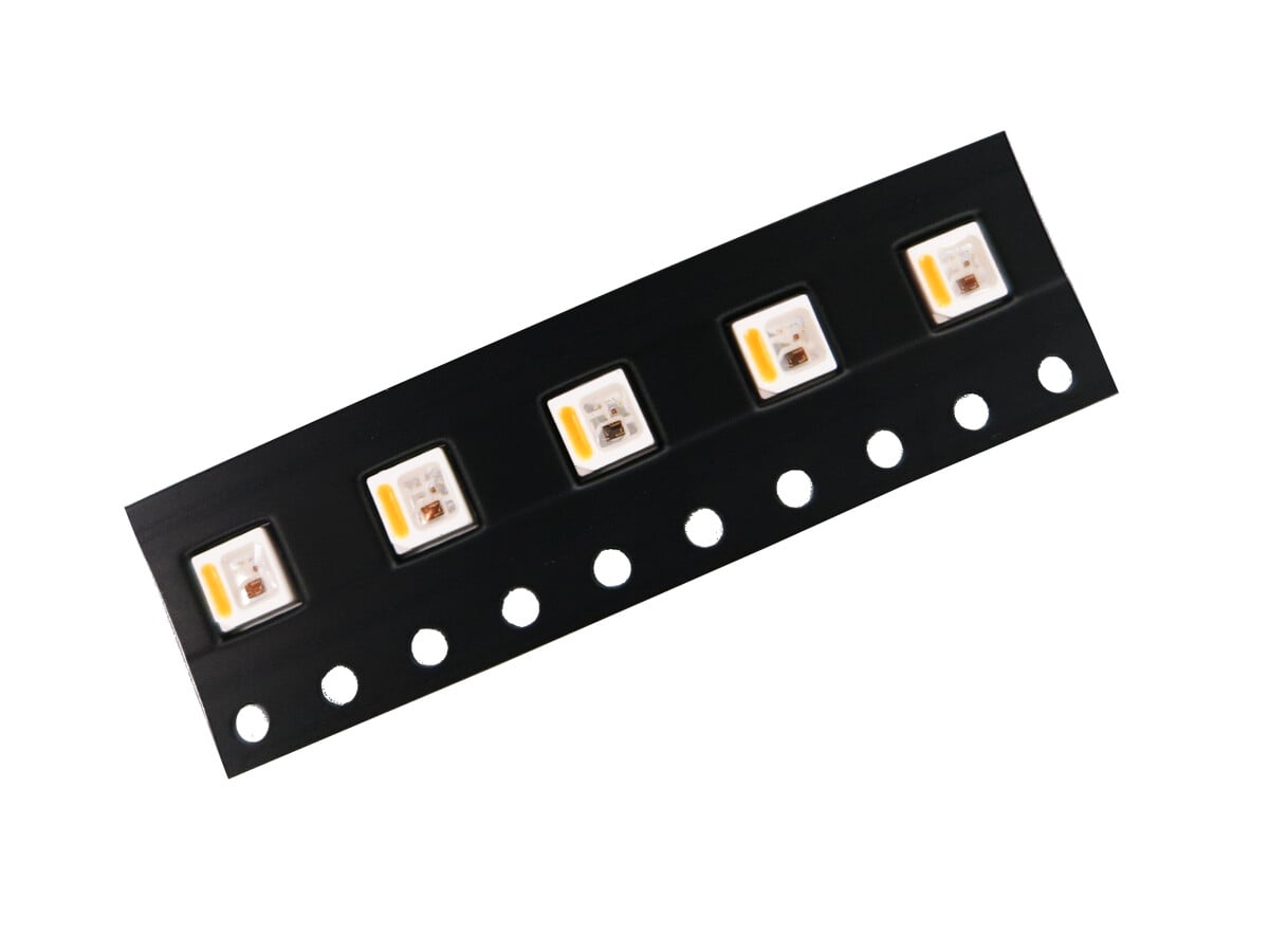 OPSCO 10 x RGBW LED med IC SK6812 SMD 3535 6 PINS 5500-10000K SK6812MINI-RGBW-BW-10