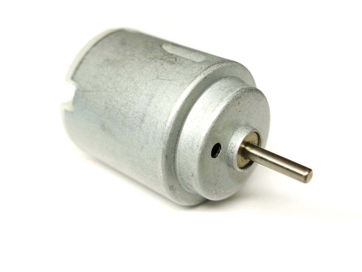 R140 DC-motor, 3V-6V, 10000 omdrejninger pr. minut, børstet