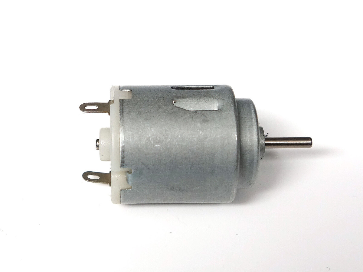 R140 DC-motor, 3V-6V, 10000 omdrejninger pr. minut, børstet