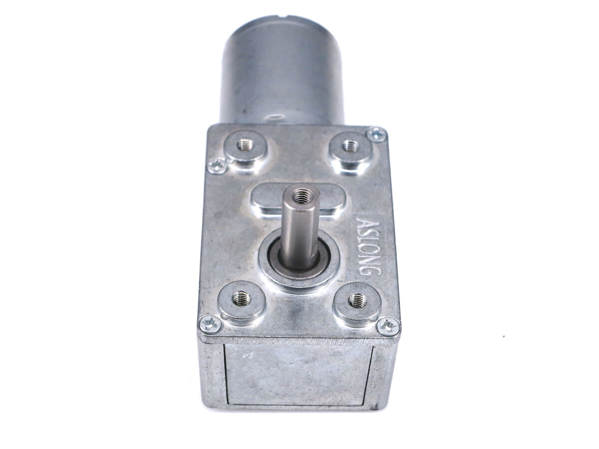 V-TEC 12V 6mm drivaksel DC motor, gearmotor, 6 RPM