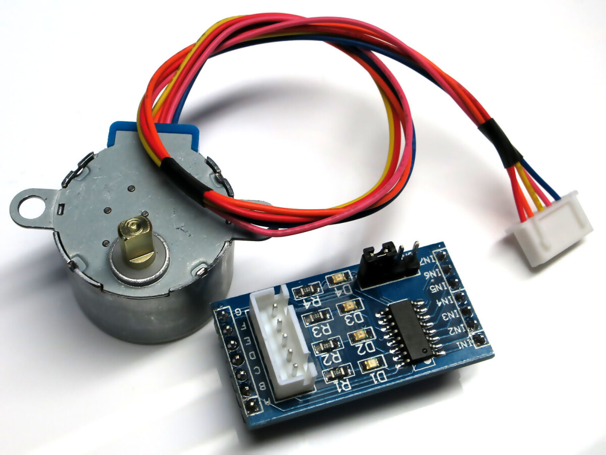 5V trinmotor 28BYJ-48 Med driver Printplade Driver PCB ULN2003