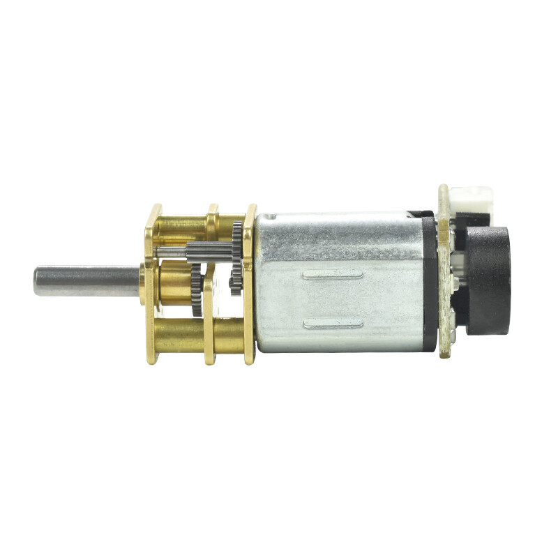 XYT 6V Mikro DC Motor, Gleichstrom Getriebemotor, JGA12-N20 Stirnradgetriebemotor, 50rpm med Encoder