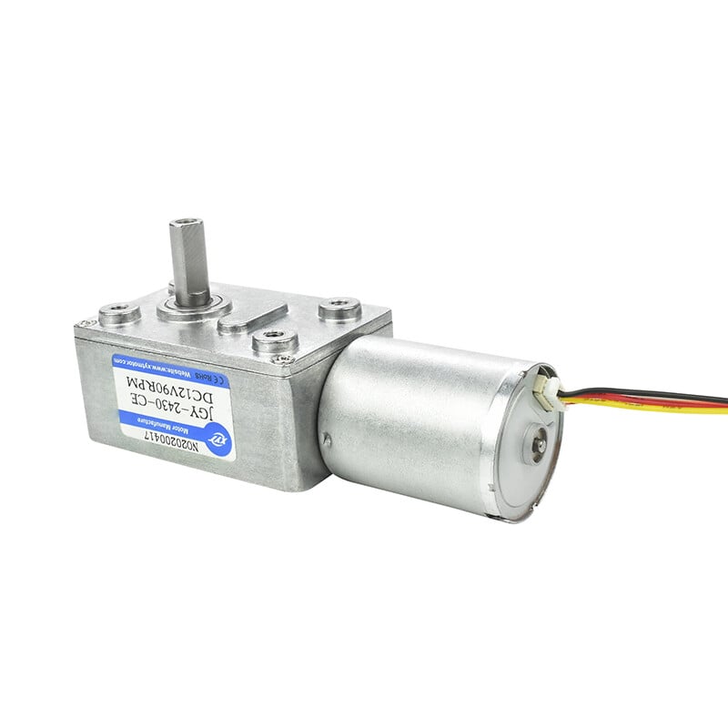 XYT 24V DC Motor, Gleichstrom, bürstenloser Getriebemotor JGY-2430, Schneckengetriebemotor, 66rpm