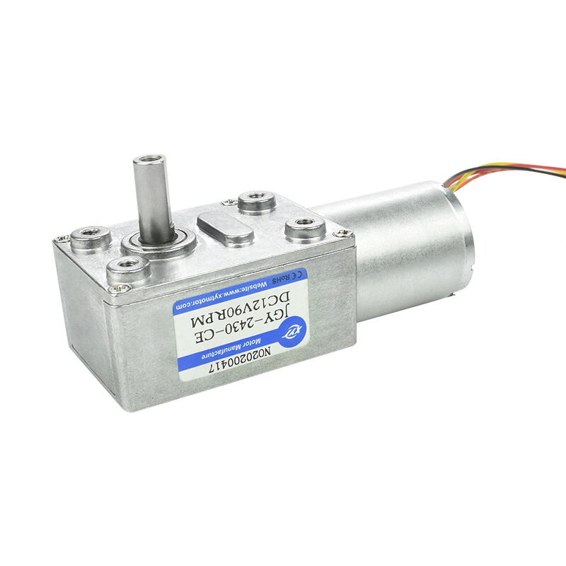 XYT 24V DC Motor, børsteløs gearmotor JGY-2430, sneglegear, 30rpm