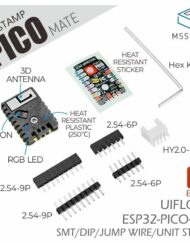 M5Stack M5Stamp Pico Mate med stikforbindelser Xtensa 32-bit LX6 mikroprocessor 240MHz