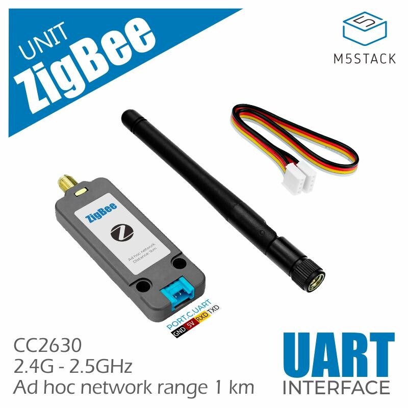 M5Stack Zigbee Unit (CC2630F128) med SMA-antenne, IoT Smart Home