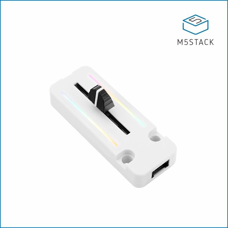 M5Stack Fader Unit med B10K potentiometer SK6812 RGB LED Grove