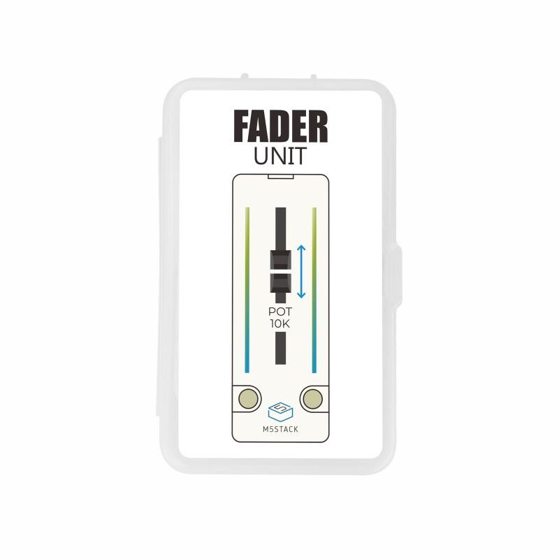 M5Stack Fader Unit med B10K potentiometer SK6812 RGB LED Grove