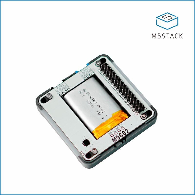 M5Stack M5GO Batteri Bundt2 kun til M5Core2 med MPU6886 Mikrofon 500mAh LiPo