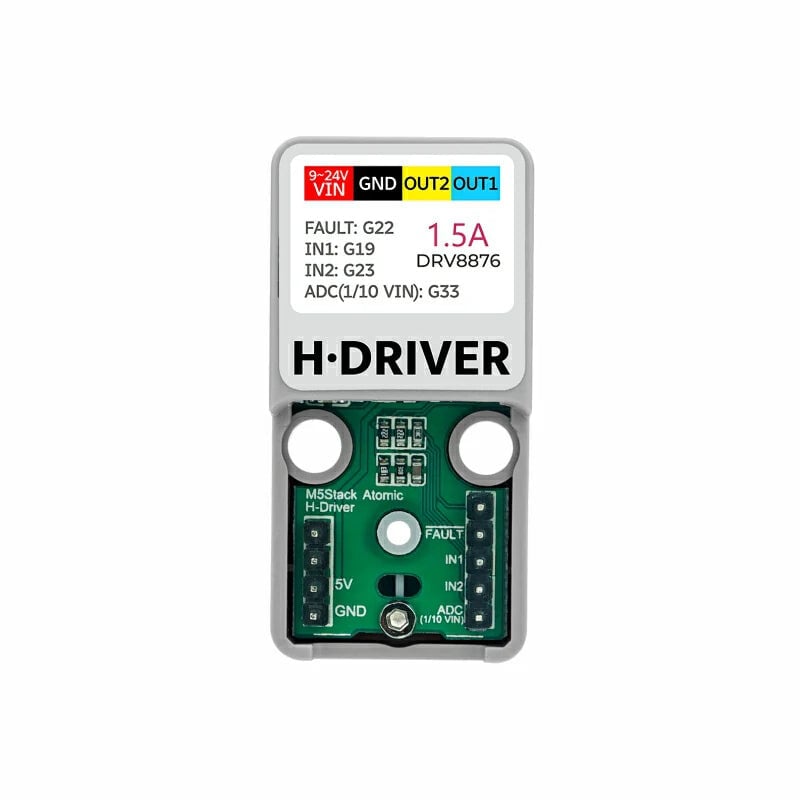 M5Stack ATOMIC H-Bridge Driver Base (DRV8876) til ATOM-serien