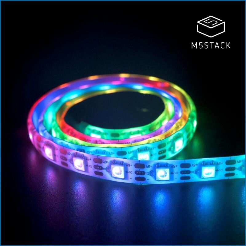 M5Stack Digital RGB LED vejrbestandig lysbånd SK6812 120LED/2m