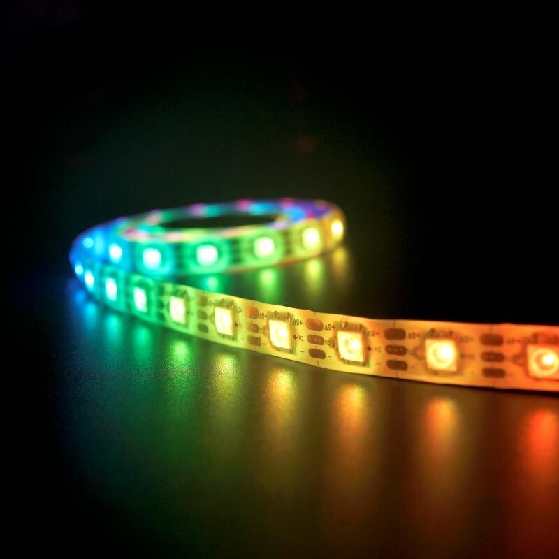 M5Stack Digital RGB LED vejrbestandig lysbånd SK6812 120LED/2m