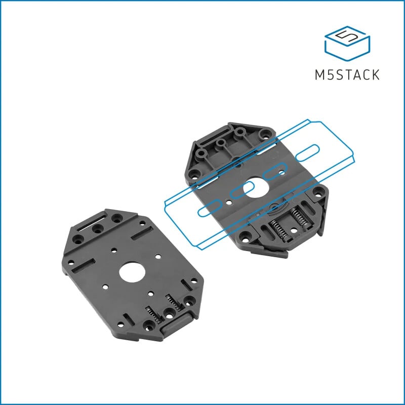 M5Stack Guide Rail til M5Base Spring-Type Struktur, M3 skruehuller