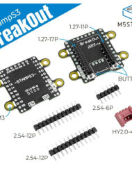 M5Stack M5StampS3 Breakout Expansion Board til M5StampS3 (1,27 mm til 2,54 mm pitch)