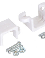 Pololu Micro Metal Gearmotor Bracket Pair Hvid Plast 1086