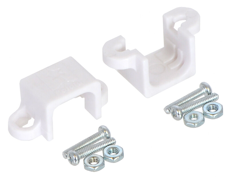 Pololu Micro Metal Gearmotor Bracket Pair Hvid Plast 1086