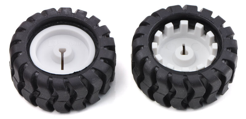 Pololu hjul 42x19mm Par til Micro Metal Gearmotorer 1090