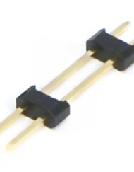 Pololu 0,1 Zoll (2,54 mm) verlængt han-header 1x2 Pins 22,85 mm 1114