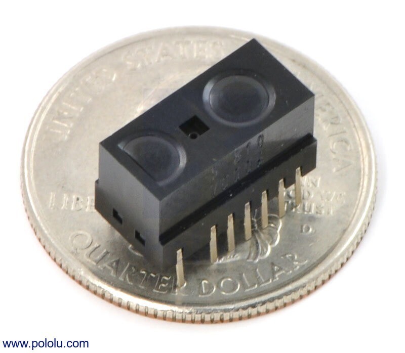 Pololu Digital Distance Sensor 10cm Sharp/Socle GP2Y0D810Z0F