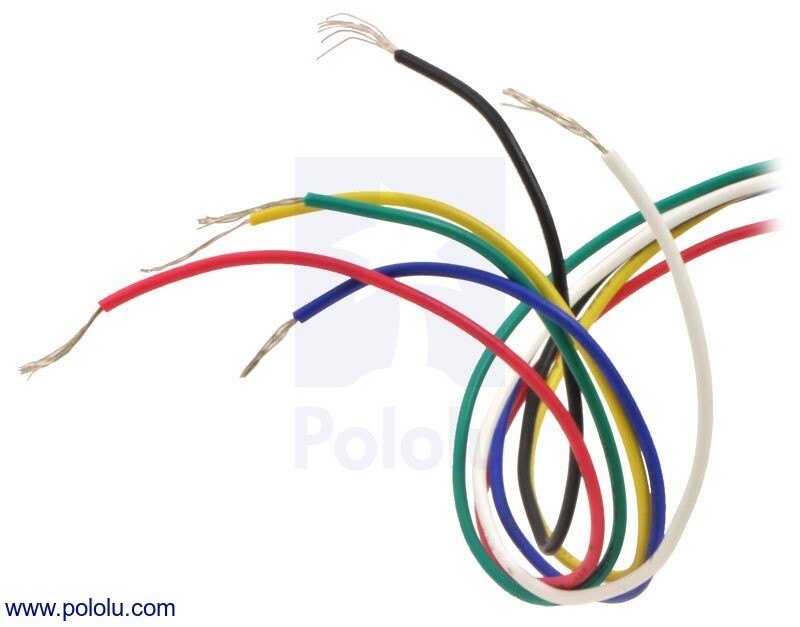 Pololu Stepmotor NEMA 17 Unipolær Bi-polær 200 Trin/Omdrejning 42x48mm 4V 1,2A/Fase 1200