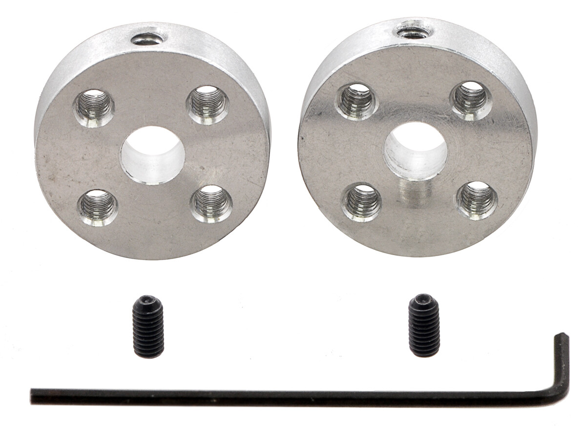 Pololu Universal Aluminium monteringscenter for 5 mm aksel, #4-40 huller (2-pack) 1203