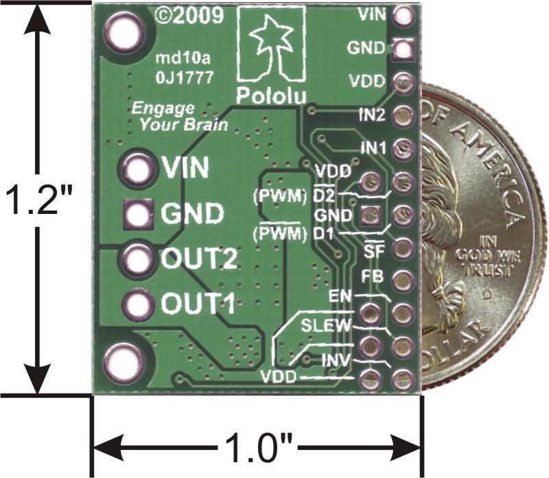 Pololu MC33926 Motor Driver Carrier 1212