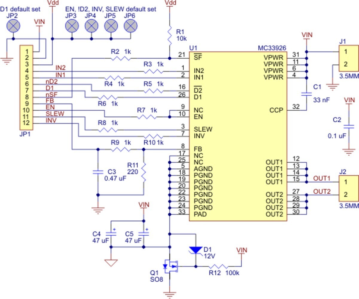 Pololu MC33926 Motor Driver Carrier 1212