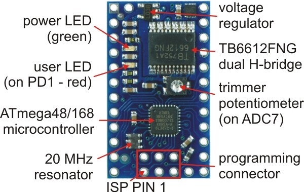 Pololu Baby Orangutan B-328 Robot Controller 1220