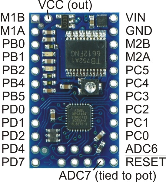 Pololu Baby Orangutan B-328 Robot Controller 1220