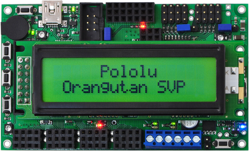 Pololu Orangutan SVP-324 Robot Controller (monteret) 1325