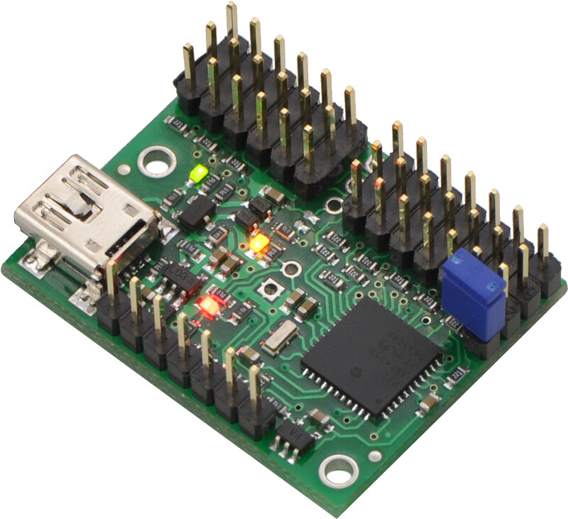 Pololu Mini Maestro 12-Kanal USB Servokontrol (Samlet) 1352