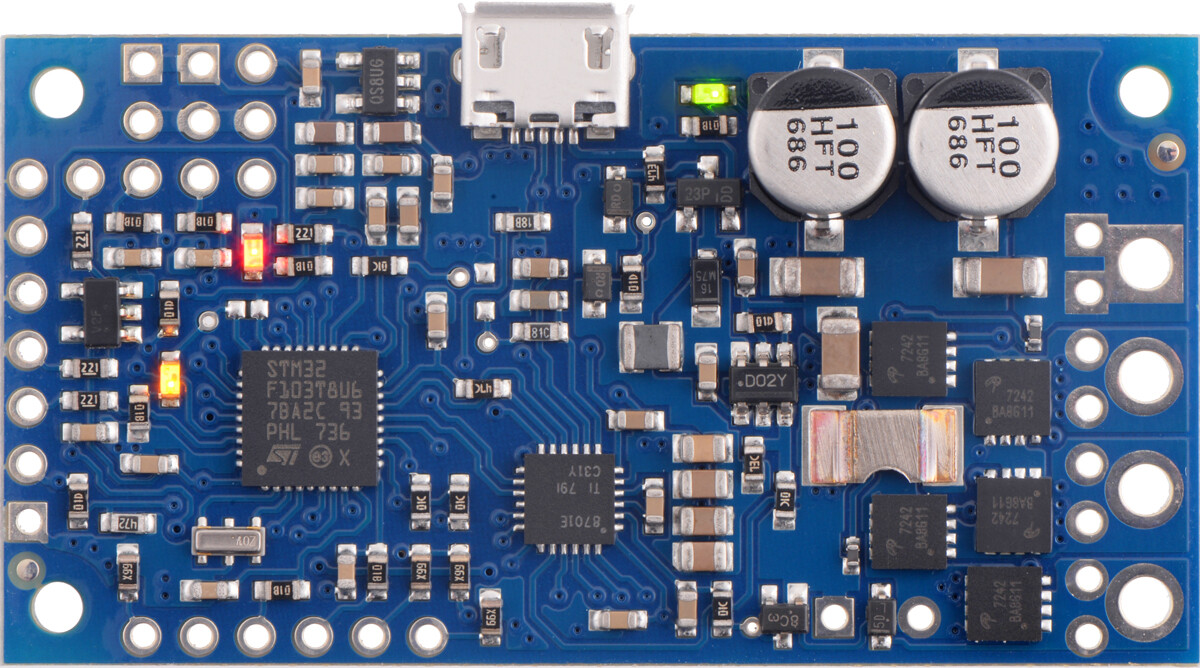 Pololu High-Power Simple Motor Controller G2 24V12 (Kontakter soliderede) 1364