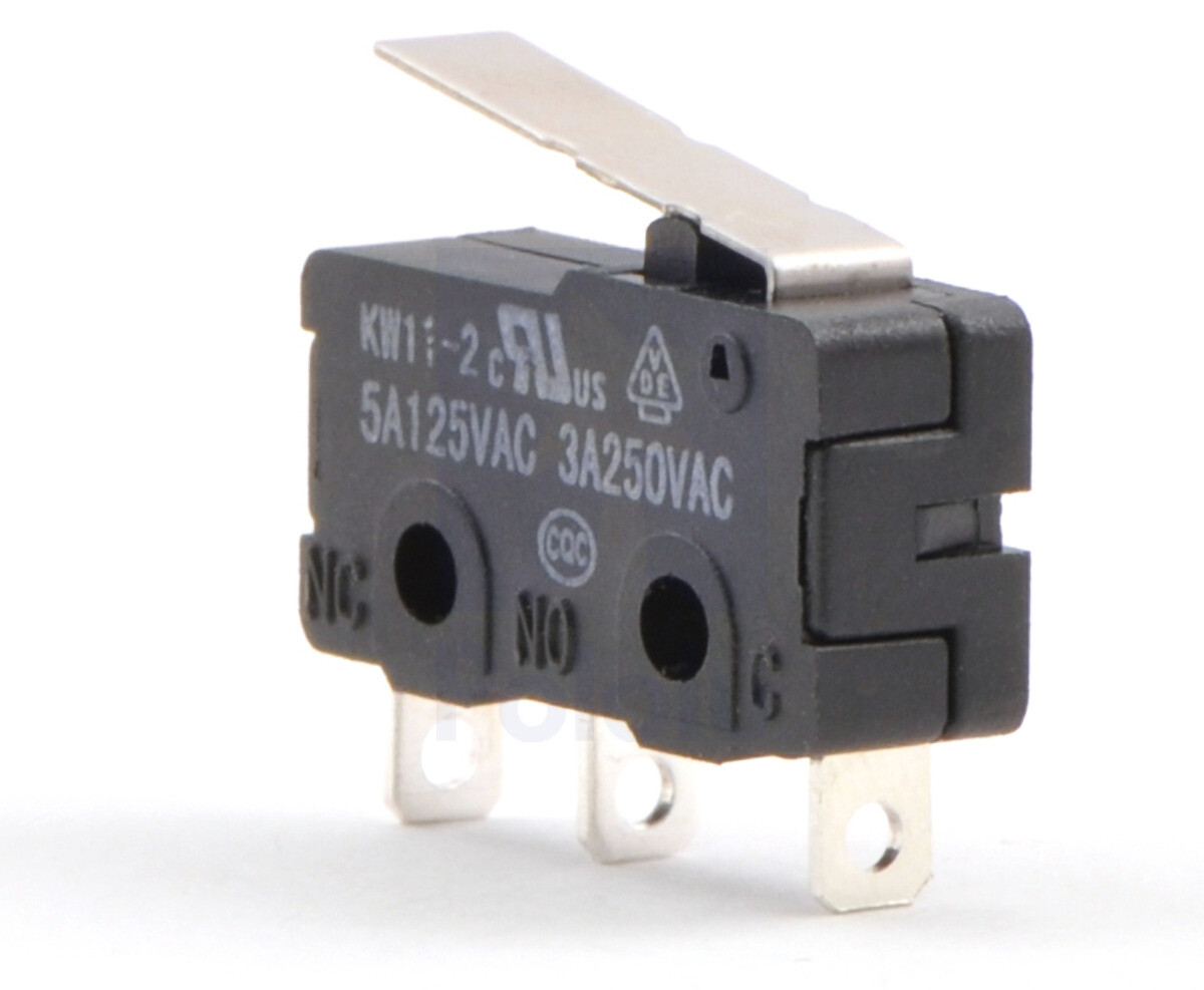 Pololu Snap-Action Switch med 16,7 mm kontakt: 3-ben, SPDT, 5A 1402