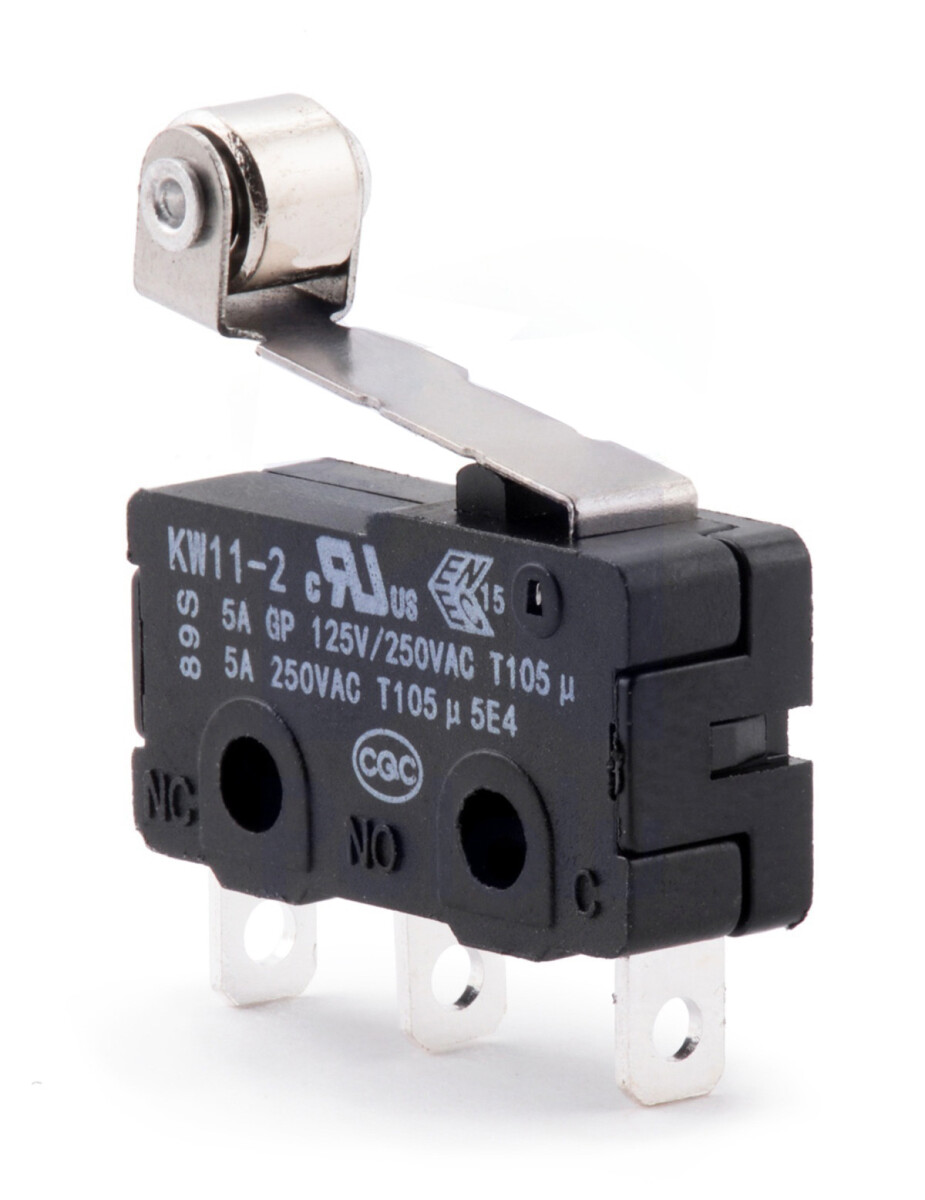 Pololu Snap-Action Schalter mit 16,3 mm Rollenhebel: 3-Pin, SPDT, 5A 1404