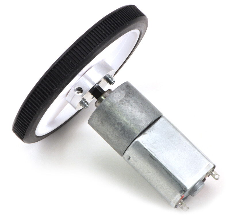Pololu Plastikhjul 60x8mm Par Rød til Micro Metal Gearmotorer 1421