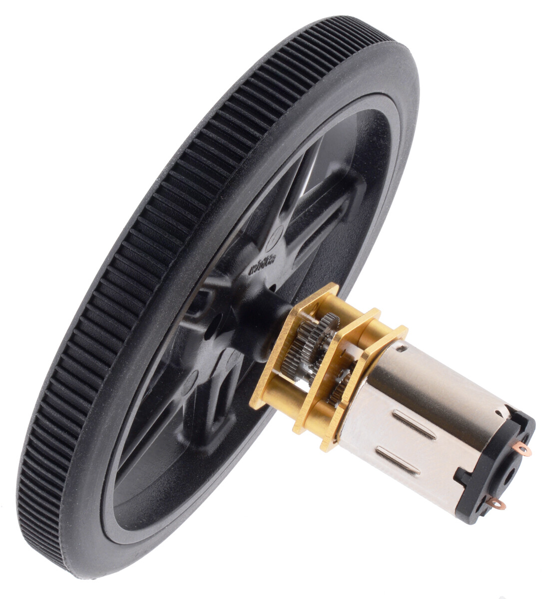 Pololu Plastikhjul 60x8mm Par Hvidt til Micro Metal Gearmotorer 1424