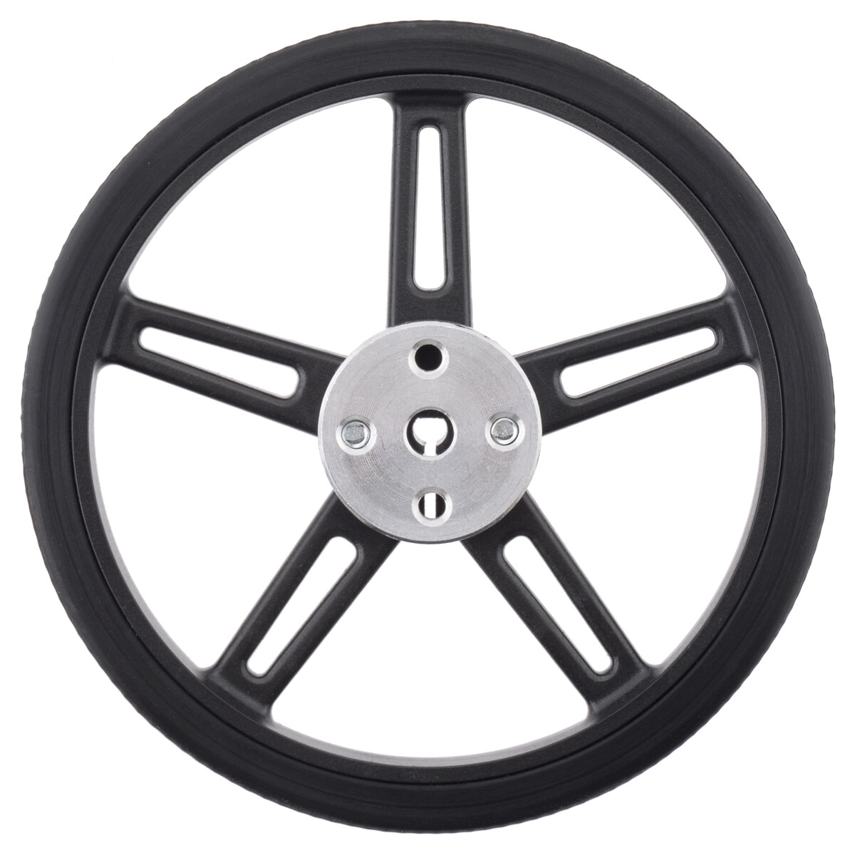 Pololu Plastikhjul 70x8mm Par Sort til Micro Metal Gearmotorer 1425