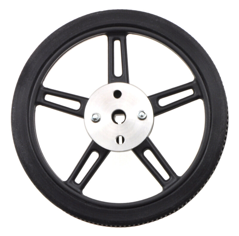 Pololu Plastikhjul 70x8mm Par Rød til Micro Metal Gearmotorer 1426