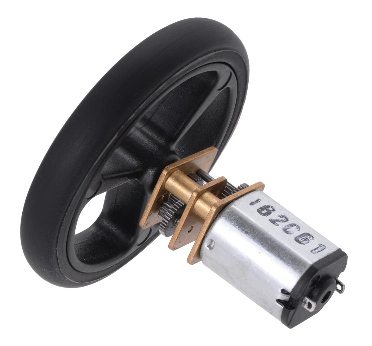 Pololu Hjul 40x7mm Par Sort til Micro Metal Gearmotorer 1452