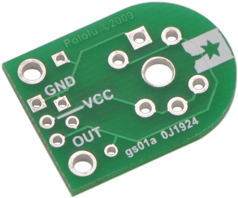 Pololu Carrier for MQ Gas Sensors (Kun printplade) 1479
